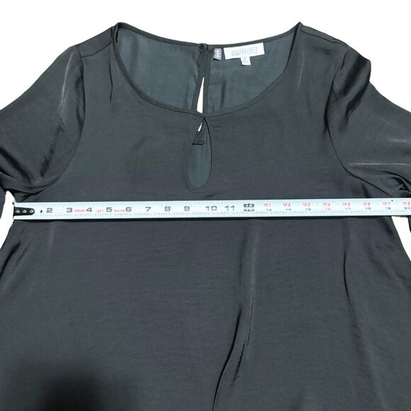 Jennifer Lopez Black Chiffon Bell Sleeve Blouse – Size M - Picture 8 of 10